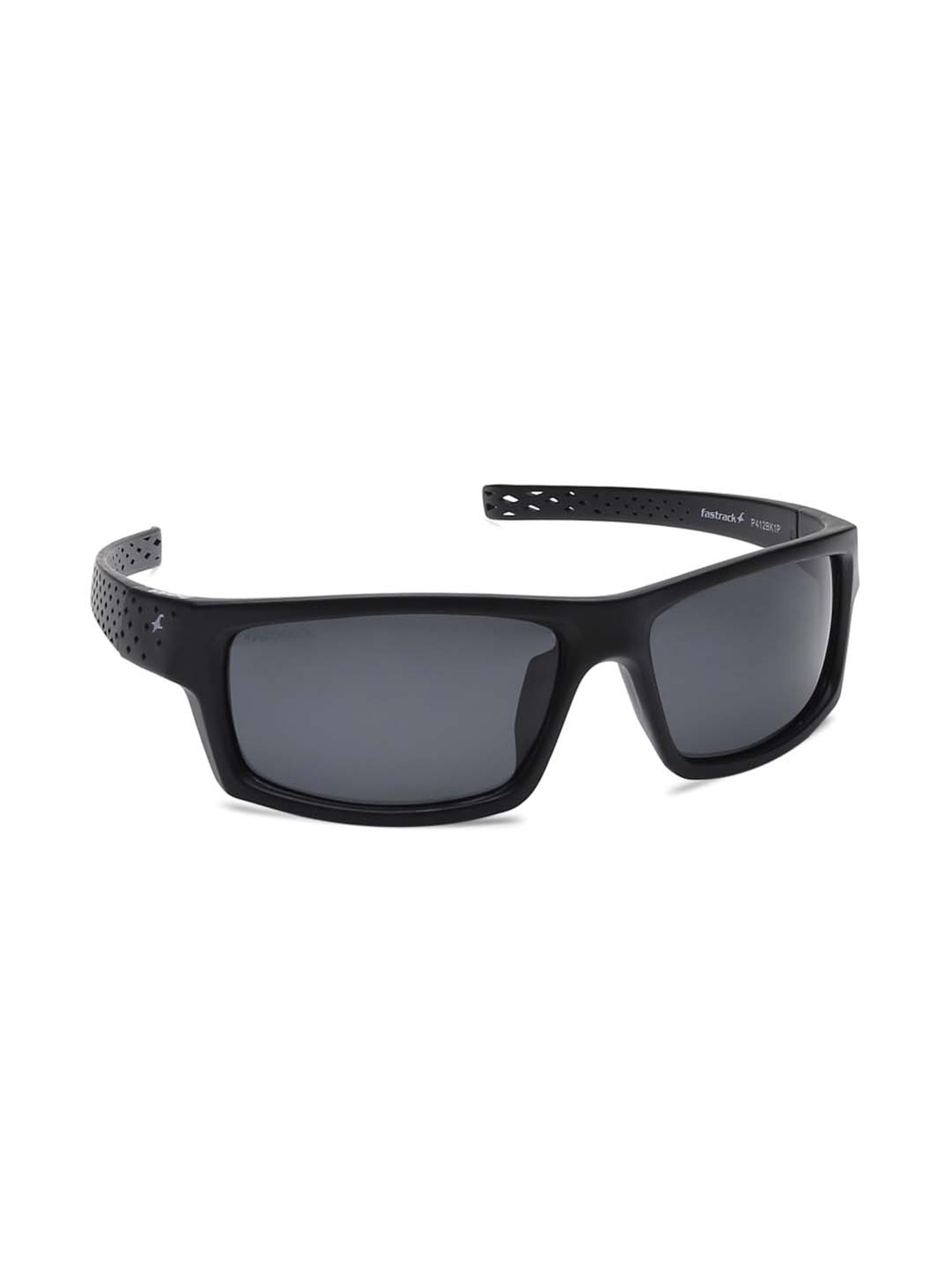 Buy Fastrack Black Rectangle Sunglasses (P420GR1V) Online