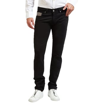 Men's trousers in cotton regular fit chino model Navy La Martina