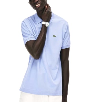 LACOSTE L!VE, Sky blue Men's Polo Shirt