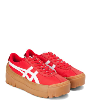 Buy Onitsuka Tiger Classic Red & White DELEGATION CHUNK Unisex