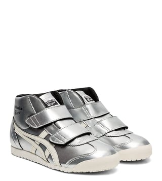 Buy Onitsuka Kids Pure Silver & Cream MEXICO MID-RUNNER PS