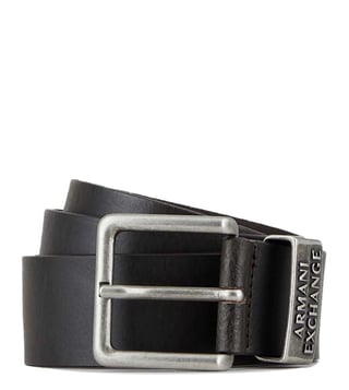 Buy Armani Exchange T. Di Moro Leather Waist Belt for Men Online @ Tata  CLiQ Luxury