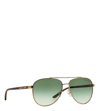 Michael kors 2024 green aviator sunglasses