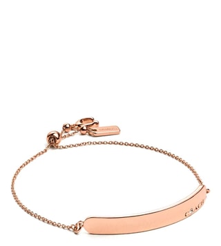 Buy Coach Rose Gold Brass Bracelet for Women Online @ Tata CLiQ Luxury