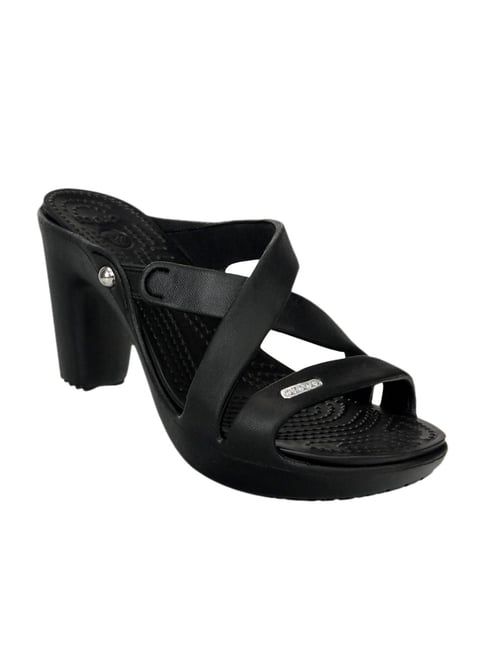Buy Crocs Cyprus IV Black Slide Sandals Online at best price at