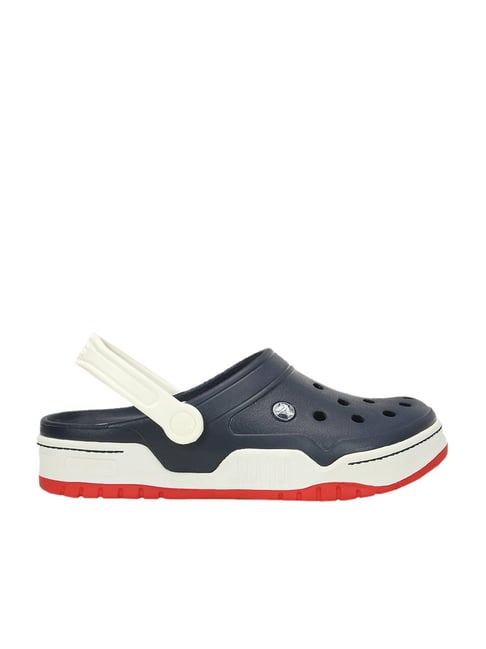Buy Crocs Front Court Navy & White Clogs Online at best price at TataCLiQ