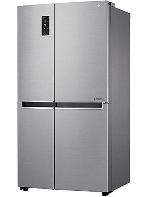 LG 687L Inverter Linear Frost Free Side by Side Refrigerator (Shiny