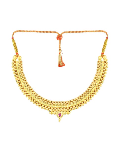 Buy Malabar Gold and Diamonds 22k Gold Necklace Online At Best