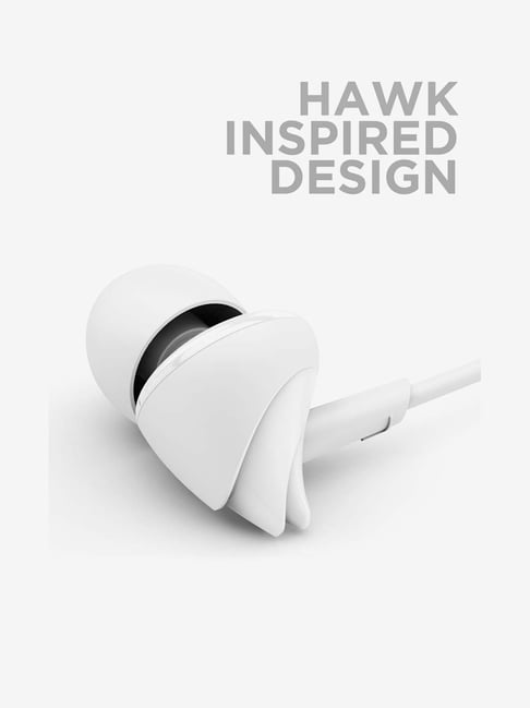 Buy Boat BassHeads 100 Earphones with Mic (White) Online At Best Price