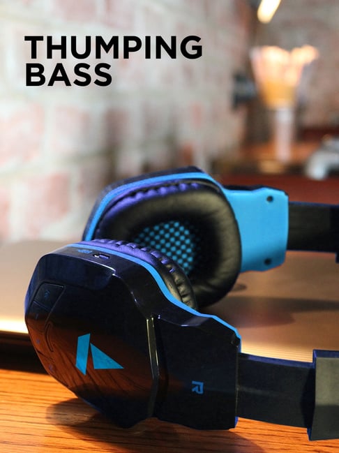 boAt Rockerz 510 T Wireless Headphone with Thumping Bass and Up to 10H  Playtime (Jazzy Blue)