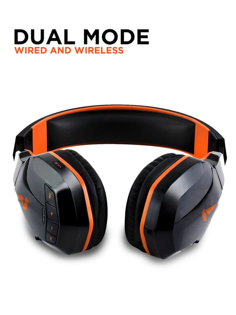 boAt Rockerz 510 T Wireless Headphone with Thumping Bass and Up to 10H  Playtime (Molten Orange)