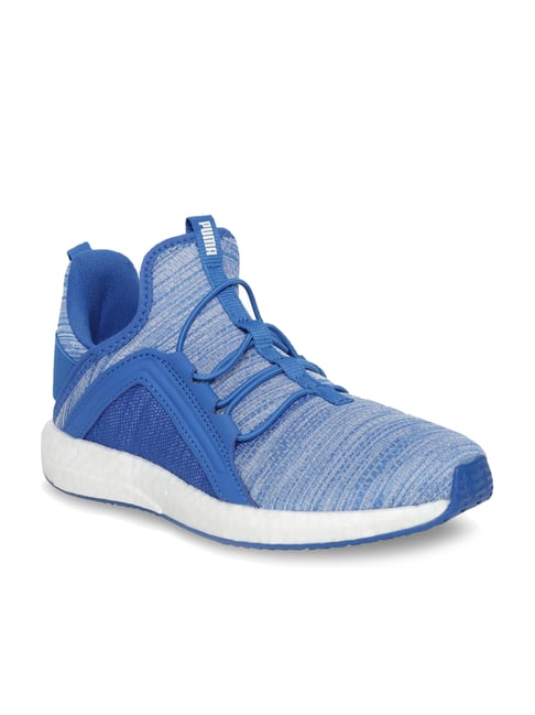 Puma Kids Mega NRGY Heather Knit AC PS Strong Blue Sneakers