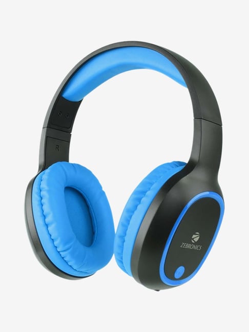 Zebronics Thunder Bluetooth Over The Ear Headphone (BlueBlack)