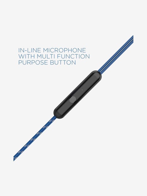 Buy Boat BassHeads 172 Wired Earphones with Mic (Blue) Online At Best
