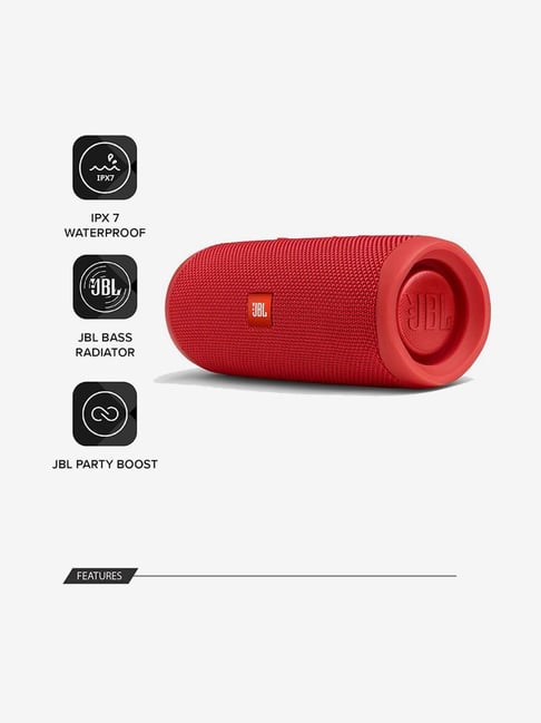 スピーカー・ウーファー JBL flip 5 RED Buy JBL Flip 5 20W Bluetooth Speaker (Red) Online At Best Price
