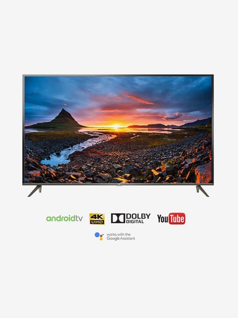 TCL 139.7 cm (55 Inches) Smart 4K Ultra HD Android LED TV 55P8 (Black, 2019 Range)