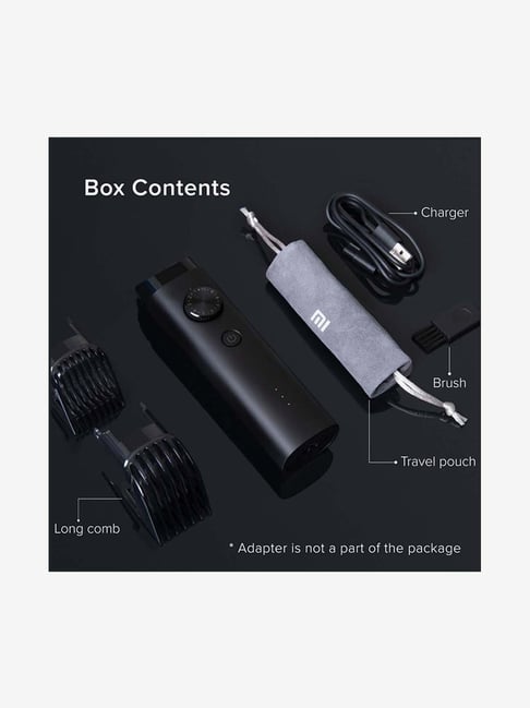 xiaomi xxq01hm waterproof corded and cordless beard trimmer black