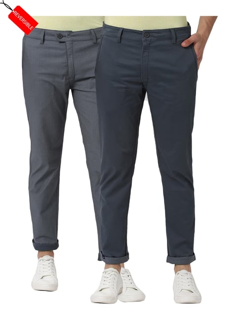 Peter England Casual Trousers  Buy Peter England Men Beige Solid Carrot  Fit Casual Trousers Online  Nykaa Fashion