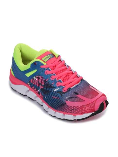 Force 10 by Liberty Women's Pink & Navy Running Shoes