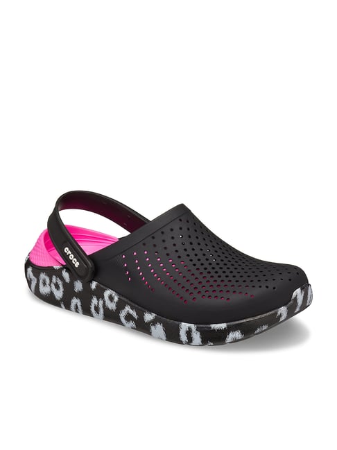 Buy Crocs LiteRide Black Back Strap Clogs for Men at Best Price