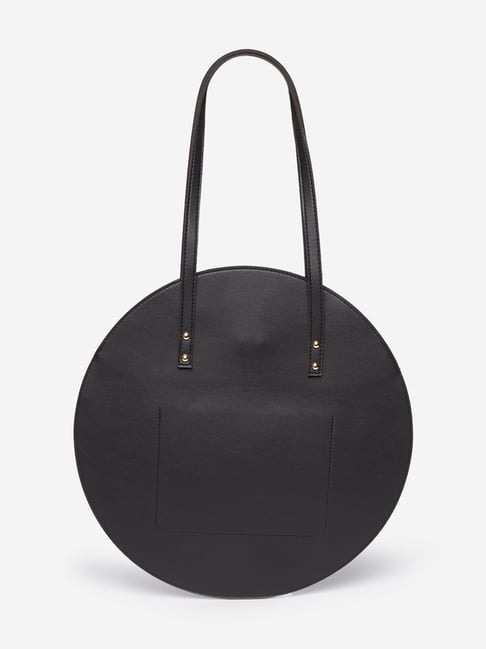 Buy LOV by Westside Black Round Tote Bag for Women Online @ Tata CLiQ