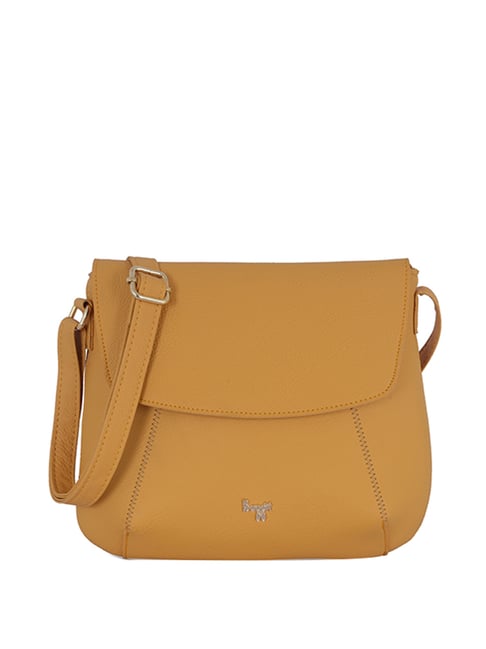 baggit yellow handbag