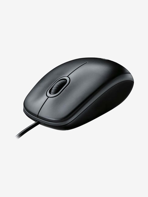 Logitech Wired Optical USB Mouse (M100r, Black)