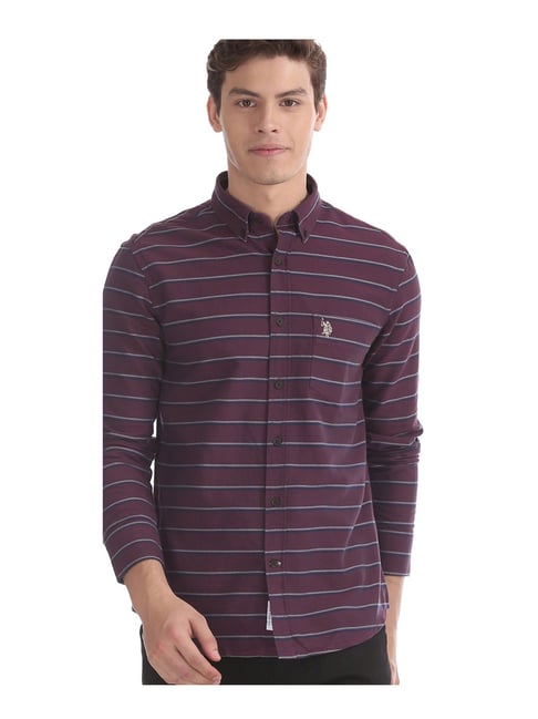 uspa striped shirt