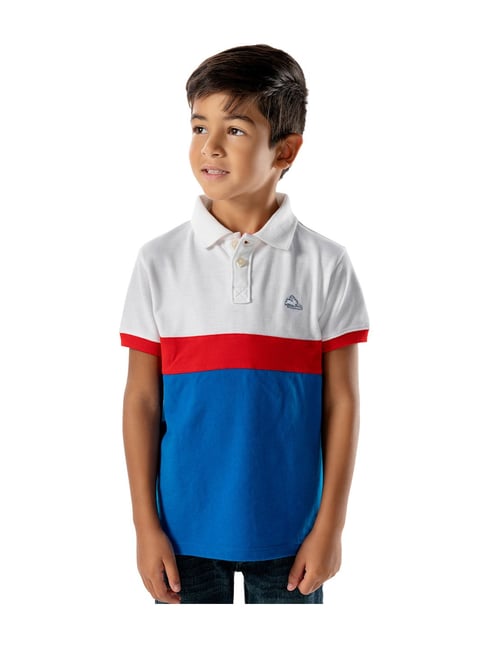 Cherry Crumble By Nitt Hyman Kids Multicolor Striped Polo T-Shirt-picture-13
