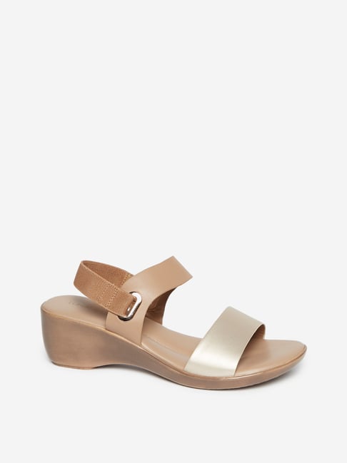 See by Chloe Lyna Sandal in Light Gold – Ambiance Boutique