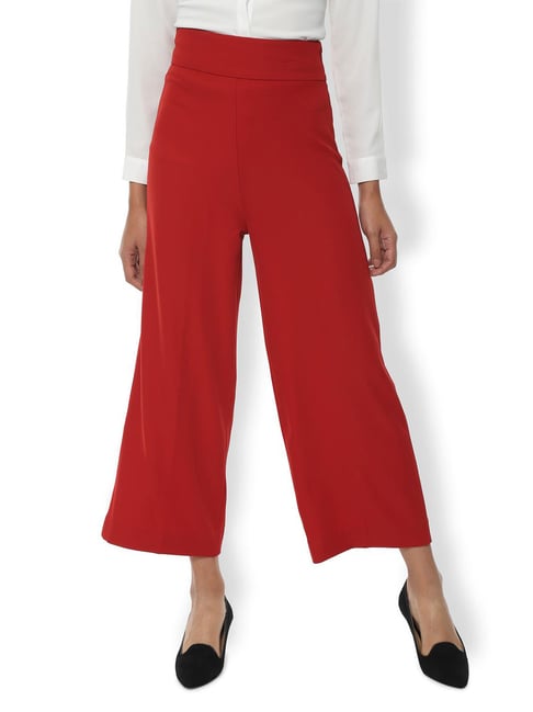 Van Heusen Red Regular Fit Trousers-picture-31