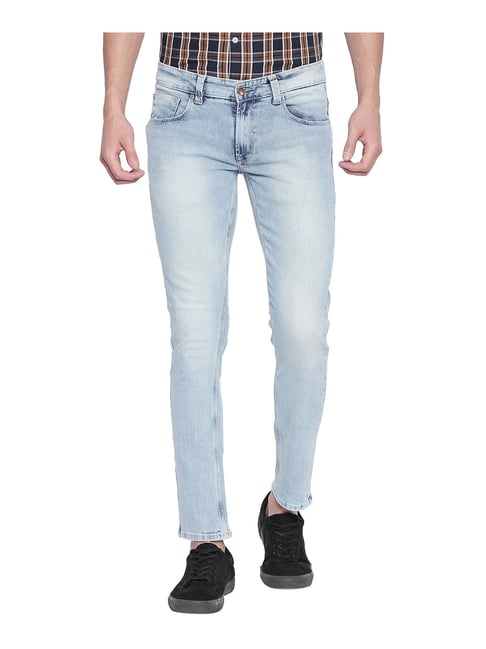 spykar light blue jeans