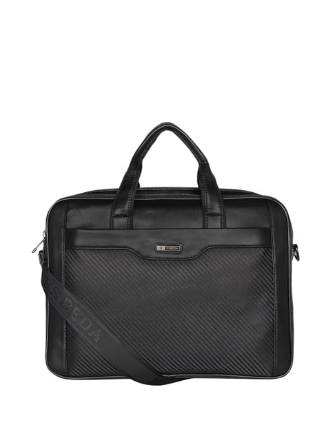 Buy Esbeda Black Textured Laptop Bag Online At Best Price Tata CLiQ
