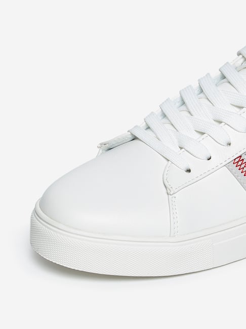 Buy SOLEPLAY by Westside White Embroidered Sneakers Online at Best ...