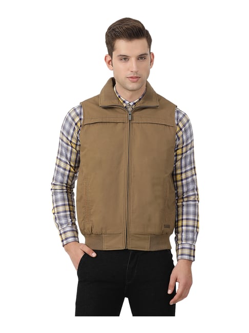 Buy online Sleeveless Solid Regular Jacket from Sweaters (Pullovers and  Cardigans) for Men by Monte Carlo for ₹2865 at 0% off | 2024 Limeroad.com