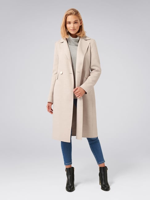 Oatmeal overcoat cheap