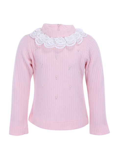 Cutecumber Kids Pink Embellished Party Top