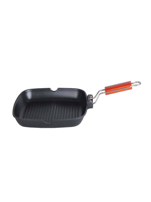 Buy Wonderchef Black Caesar Folding 24cm Aluminium Grill Pan