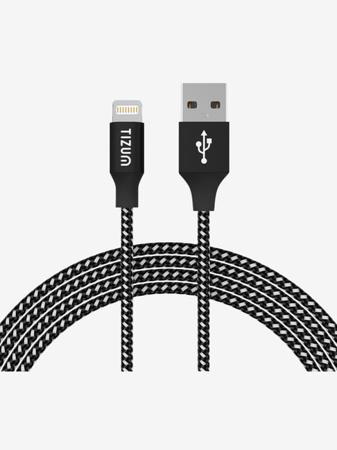 Tizum 2M 8 Pin Lightning to USB Cable Z67, Black