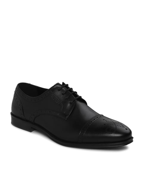 Red Tape Men's Black Brogue Shoes