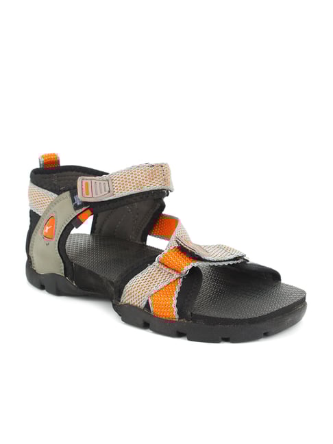 sparx sandals grey and orange