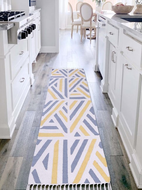 Pequra Multicolored Cotton Floor Covering Talia Runner Rug