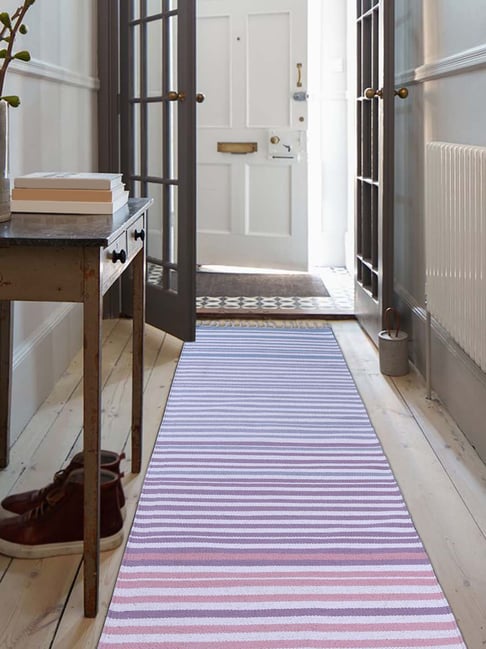 Pequra Multicolored Cotton Floor Covering Daniel Runner Rug