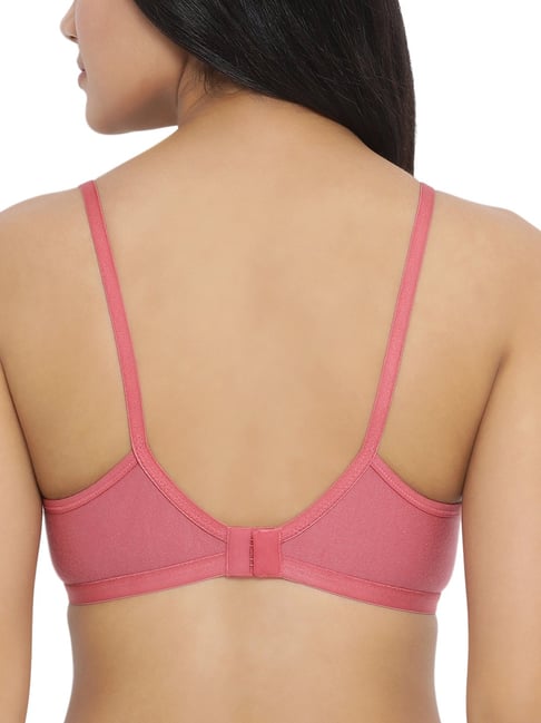 Clovia Pink Non Wired Non Padded T-Shirt Bra