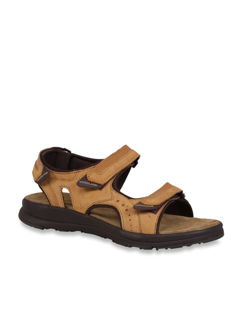 Buy Woodland Tan Floater Sandals Online 