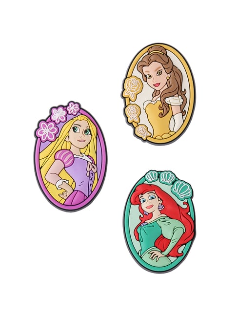 Crocs Dream Big Disney Princess Multicolor Jibbitz Shoe Charm - Pack of 3