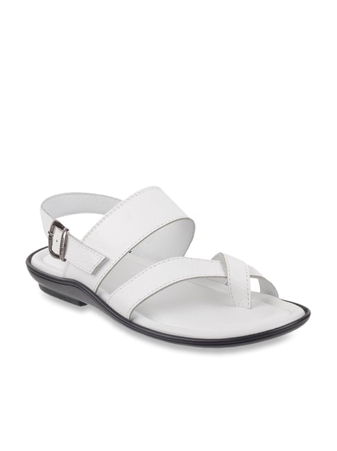 Buy Metro White Back Strap Sandals for Men at Best Price Tata CLiQ