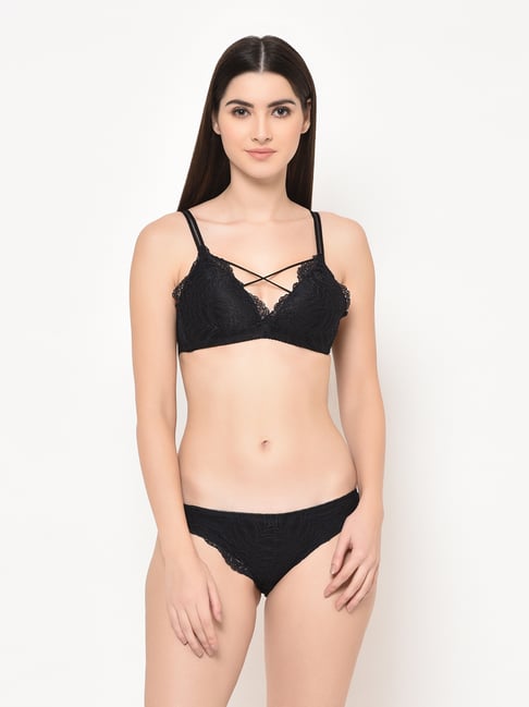 Da Intimo Black Lace Lingerie Set-picture-11