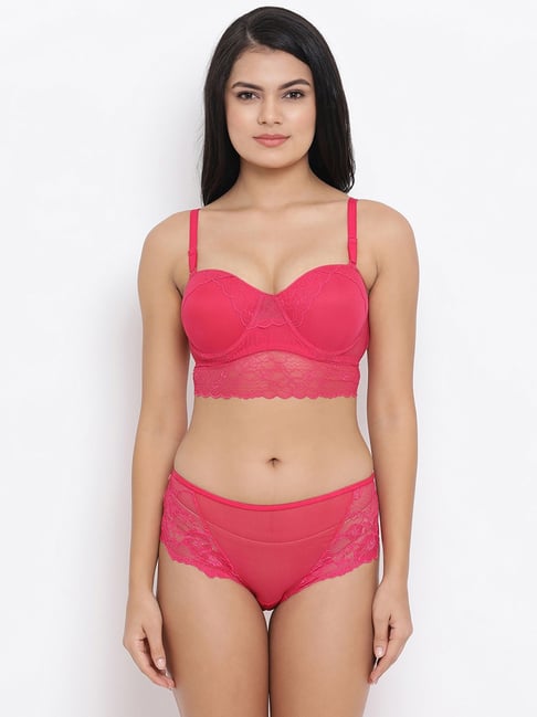 Buy Wunderlove by Westside Taupe Lace Non-Padded Bra for Online @ Tata CLiQ