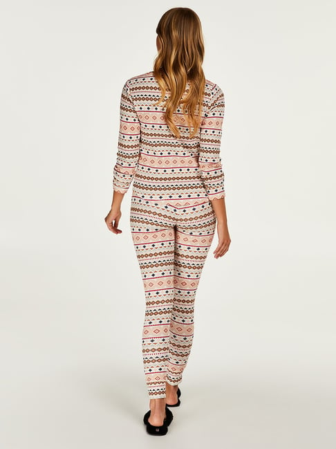 Womens discount waffle pyjamas